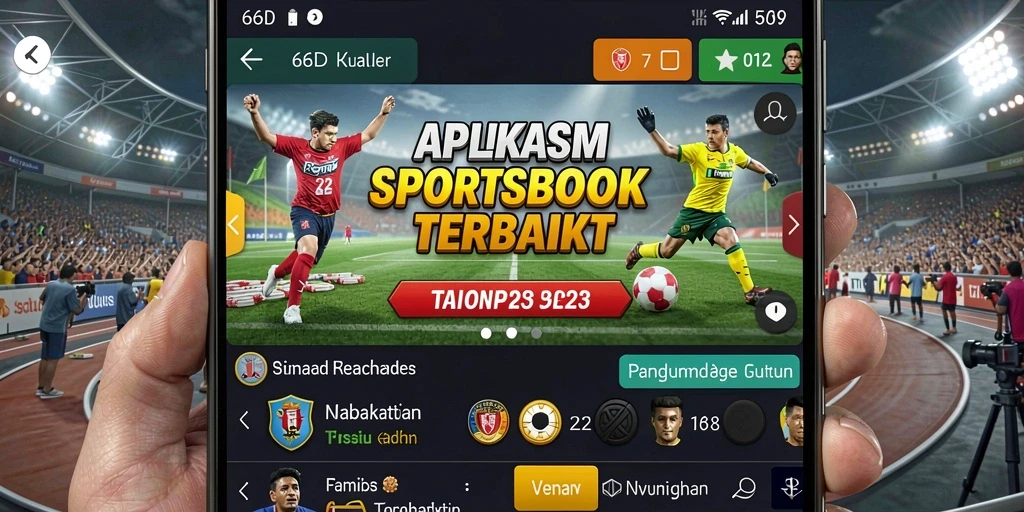 Screenshot dari gameplay Sportsbook yang menarik dan interaktif.