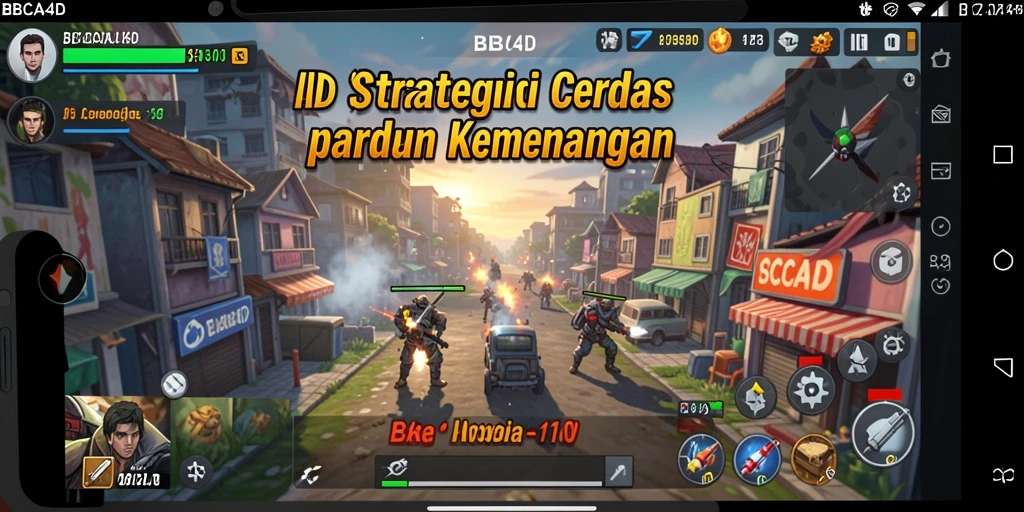 Tampilan gameplay strategi yang menegangkan di BBCA4D.