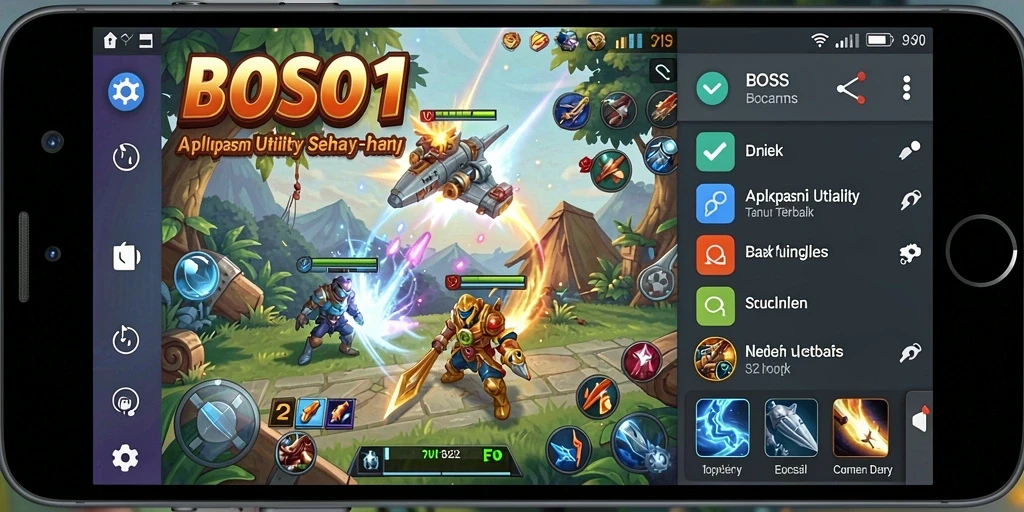Tampilan BOS01 dengan fitur-fitur Utility yang menarik.