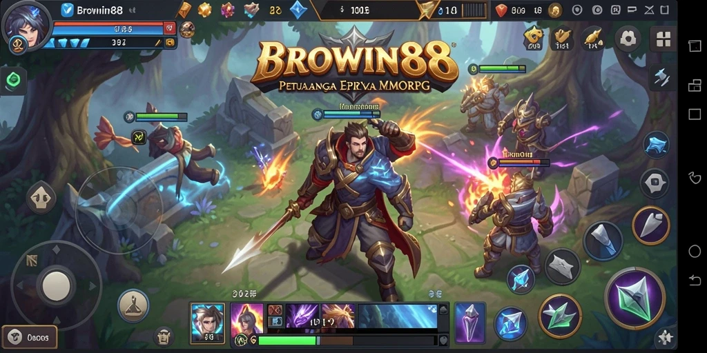 Tampilan menarik dari gameplay BROWIN88 yang memukau.
