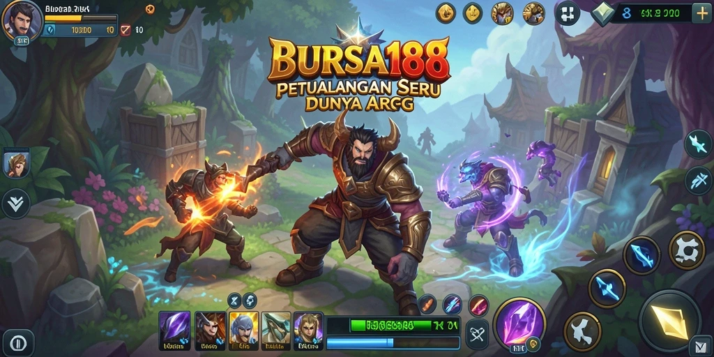 Menampilkan aksi seru dalam gameplay BURSA188 yang mendebarkan.