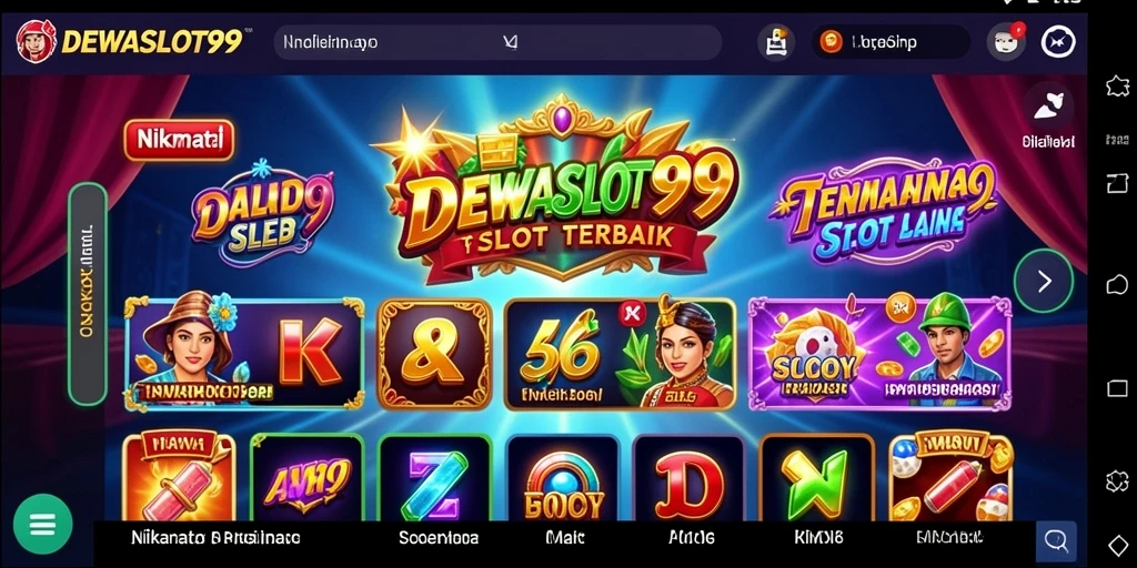 Tampilan gameplay Slot yang mengasyikkan dari DEWASLOT99.