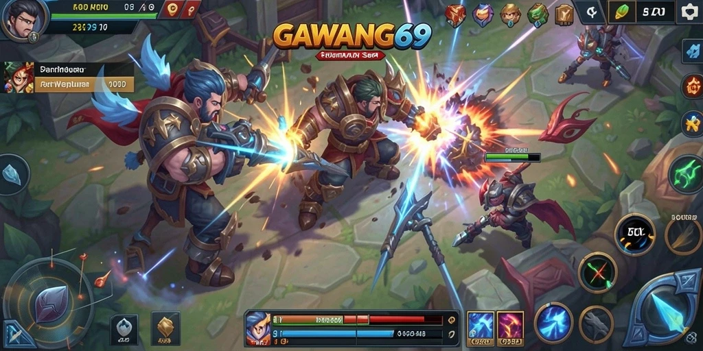 Tampilan seru dan intens saat bertarung di GAWANG69.