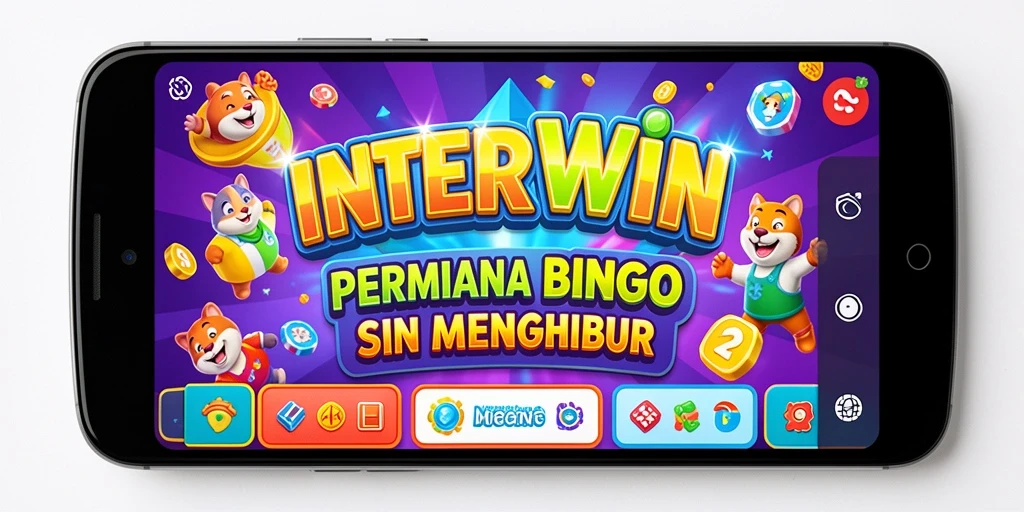 Tampilan menarik dari gameplay INTERWIN yang seru dan penuh warna.