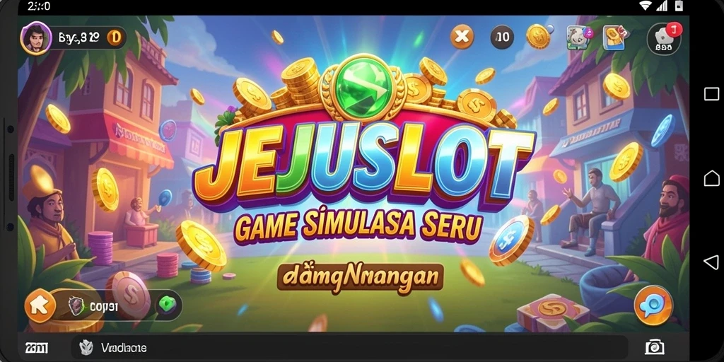 Tampilan gameplay yang menarik dalam JEJUSLOT menampilkan mesin slot beragam tema.