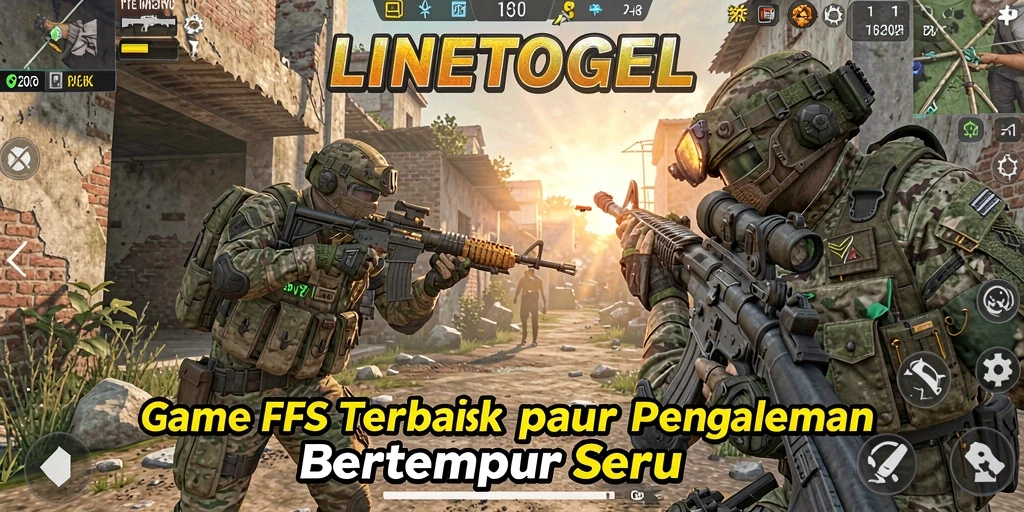 Tampilan gameplay seru dari LINETOGEL yang menegangkan di medan perang.