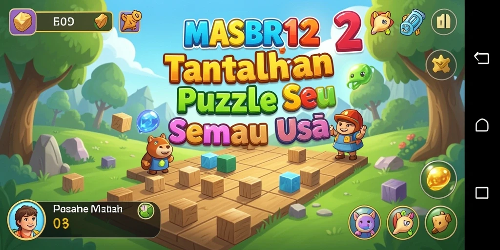 Tampilan permainan <strong>MASBRO12</strong> yang penuh warna dan tantangan.