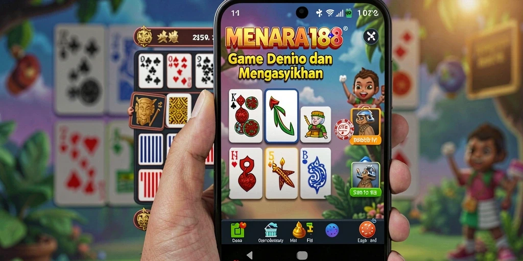Tampilan gameplay MENARA188 yang seru dan interaktif dalam permainan Domino.