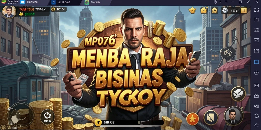 Screenshot MPO76 menampilkan gameplay seru dalam membangun bisnis Tycoon.