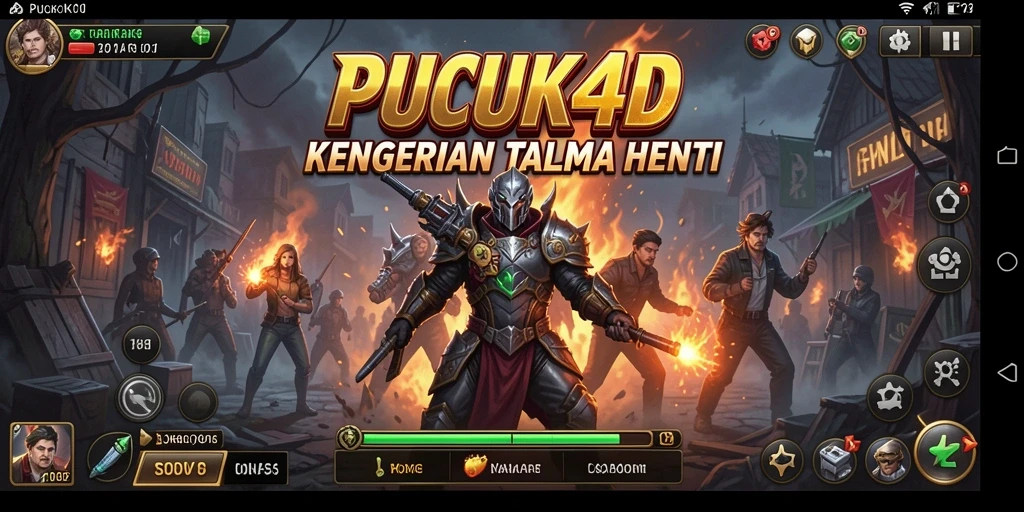 Tampilan gameplay mencekam dari PUCUK4D yang membuat pemain merasakan ketegangan.