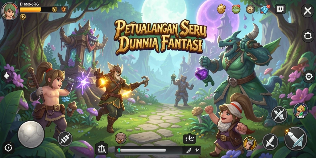 Tampilan gameplay R6R6 yang seru dan penuh aksi.