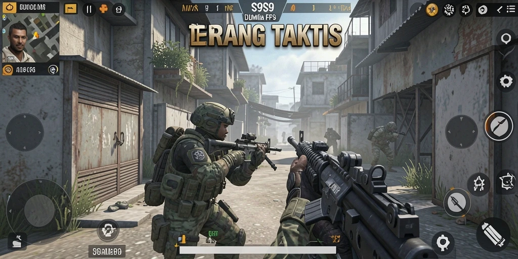 Screenshot gameplay S9S9 yang intens dan seru.