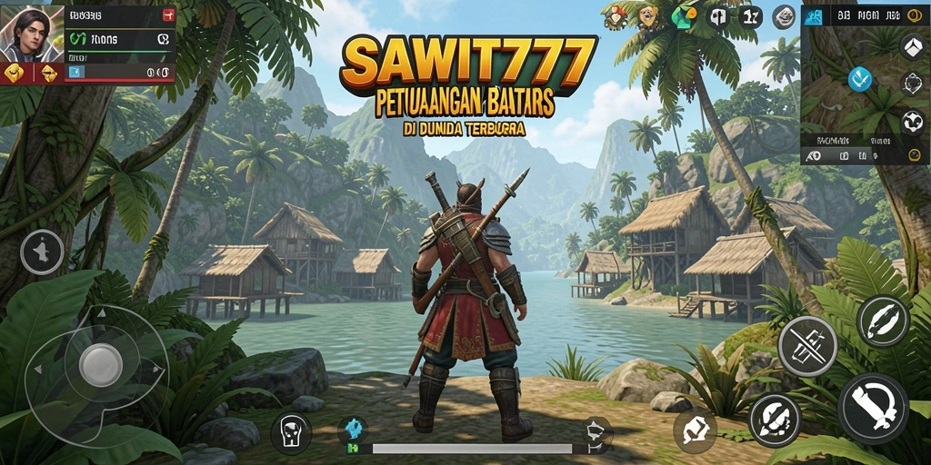 Tangkapan layar gameplay SAWIT777 dengan eksplorasi dunia terbuka yang menakjubkan.