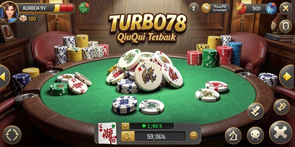 Tampilan gameplay seru dari TURBO78 yang menampilkan QiuQiu.