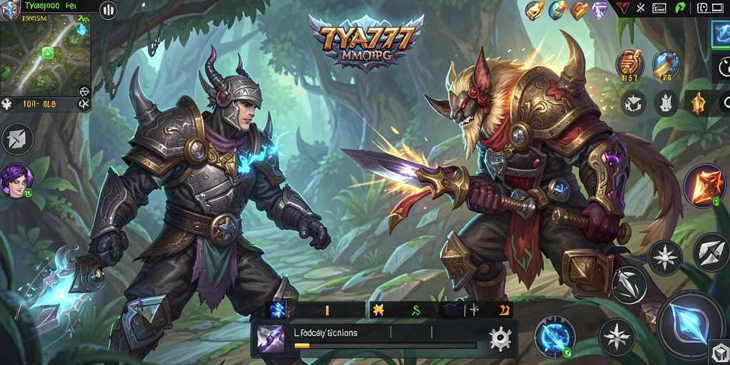 Tampilan gameplay TYA777 yang menakjubkan dalam dunia MMORPG.