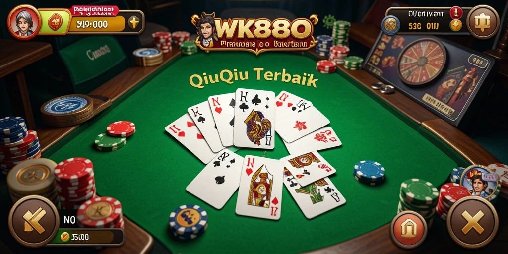 Gameplay seru QiuQiu di WK888 dengan grafis menawan.