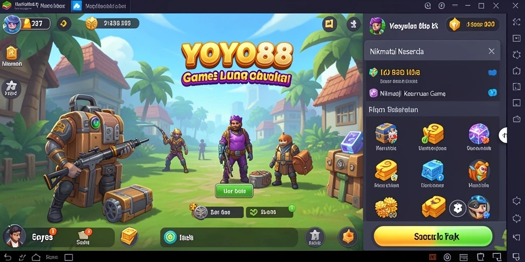 Tangkapan layar permainan YOYO88 yang menampilkan aksi Idle yang menawan.