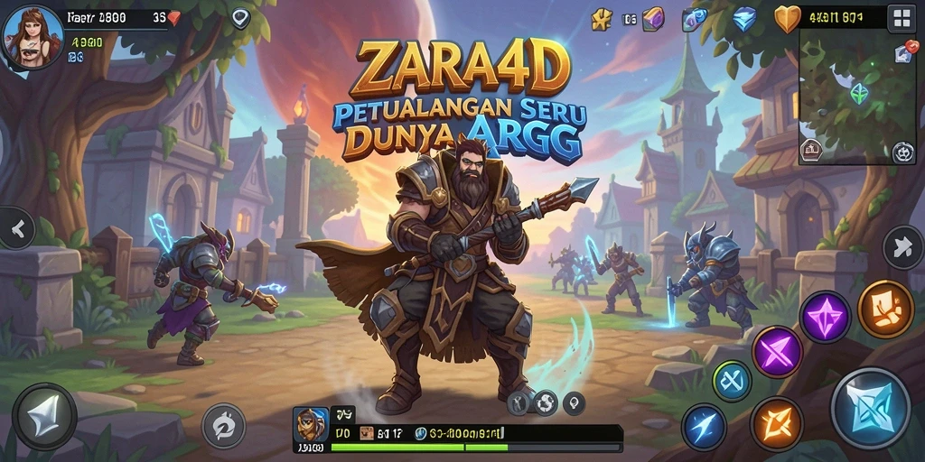 Tampilan aksi seru dalam petualangan ZARA4D yang menantang.